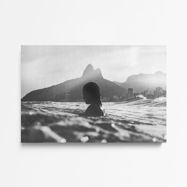 Brasil - Canvas schilderij - Zwart wit schilderij- plexiglas schilderij - kunst
