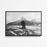 Brasil - Canvas schilderij - Zwart wit schilderij- plexiglas schilderij - kunst
