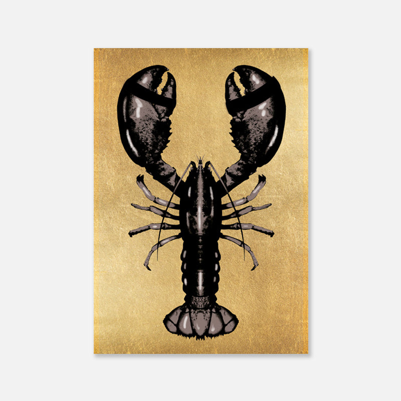 Lobster Royal Verticaal- plexiglas schilderij - kunst