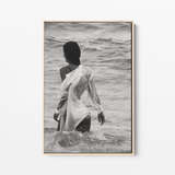 Oceana - Canvas schilderij - Zwart wit schilderij- plexiglas schilderij - kunst
