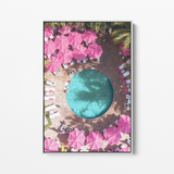Pink Umbrella - Canvas schilderij- plexiglas schilderij - kunst