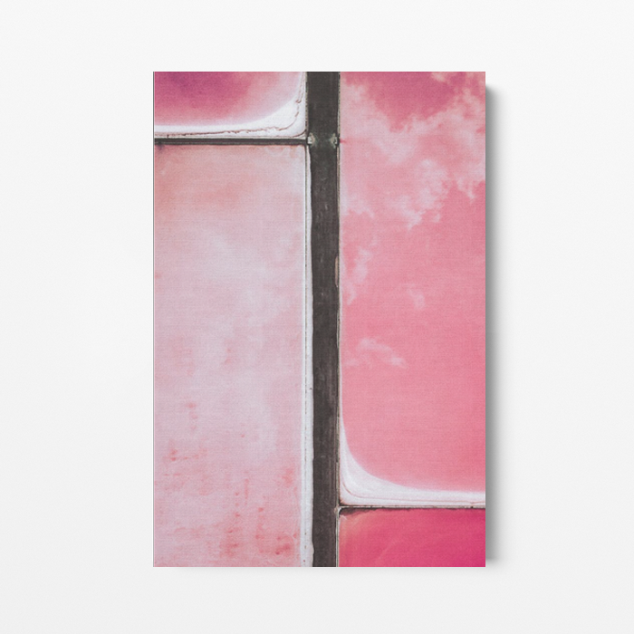 Pink Lands - Canvas schilderij- plexiglas schilderij - kunst