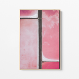 Pink Lands - Canvas schilderij- plexiglas schilderij - kunst