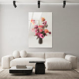 Blurred Flowers - Bloemen schilderij- plexiglas schilderij - kunst
