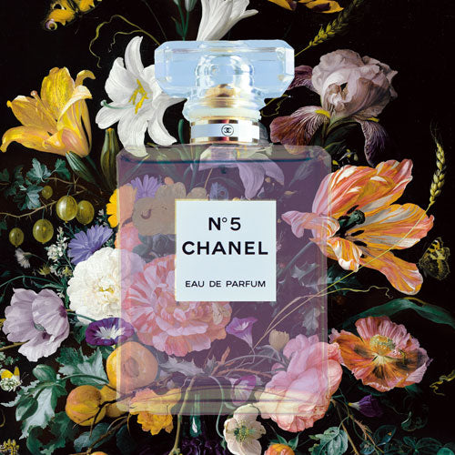 The Smell of Flowers N.5 - Bloemen schilderij- plexiglas schilderij - kunst